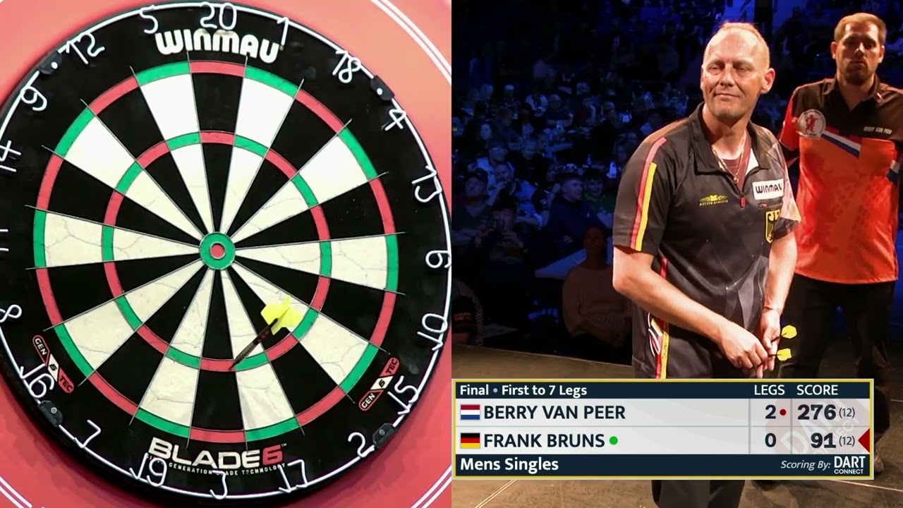 WDF World Cup 2023 - Mens Singles Final - Berry Van Peer vs Frank Bruns