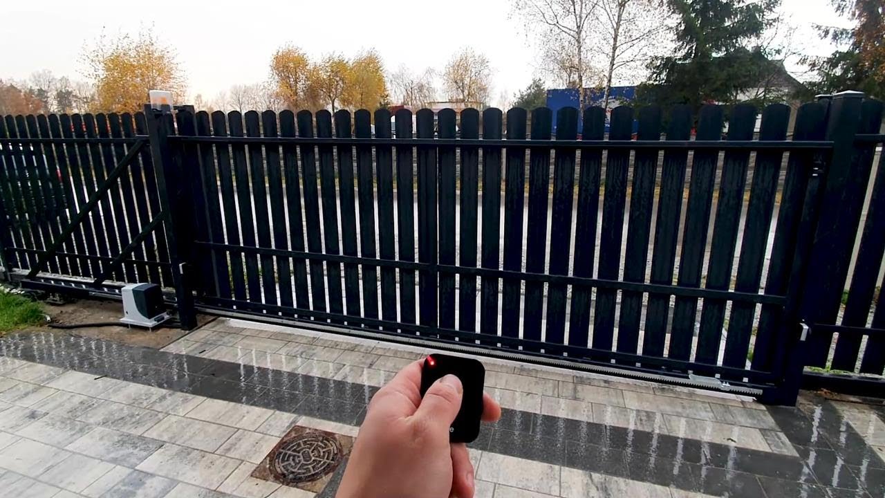 Napęd bramy przesuwnej - Nice Robus 600 , realizacja nr 53