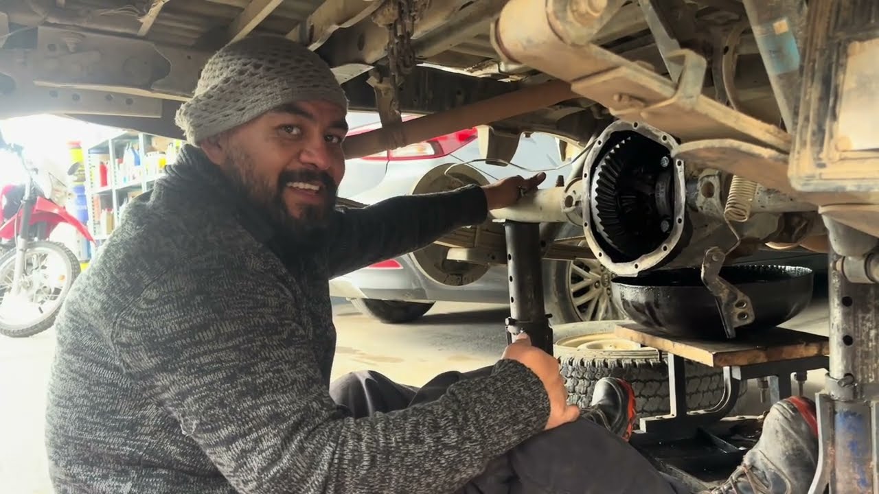 Cómo ajustar un diferencial simplemente con una rondana, arandela #mechanic #mecanica 