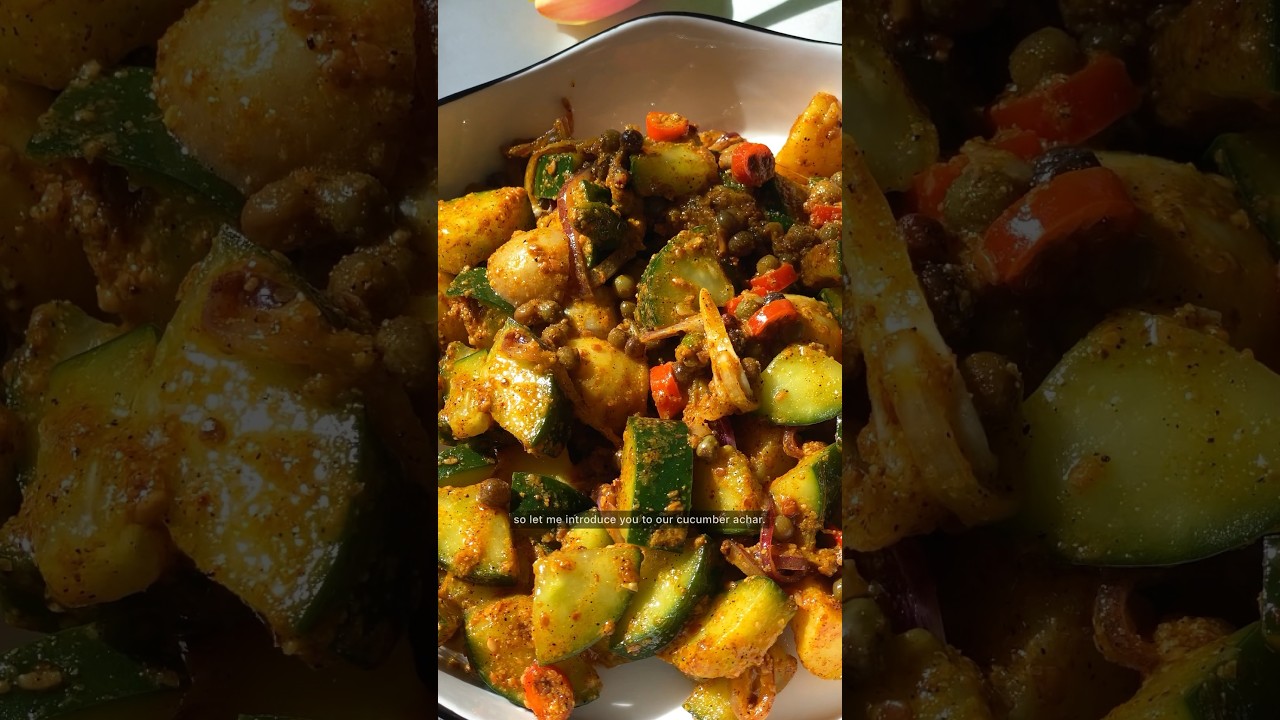 Nepali Cucumber Achar #nepal #recipe #easyrecipe #nepalikitchen #cooking #nepalifood #food #cucumber