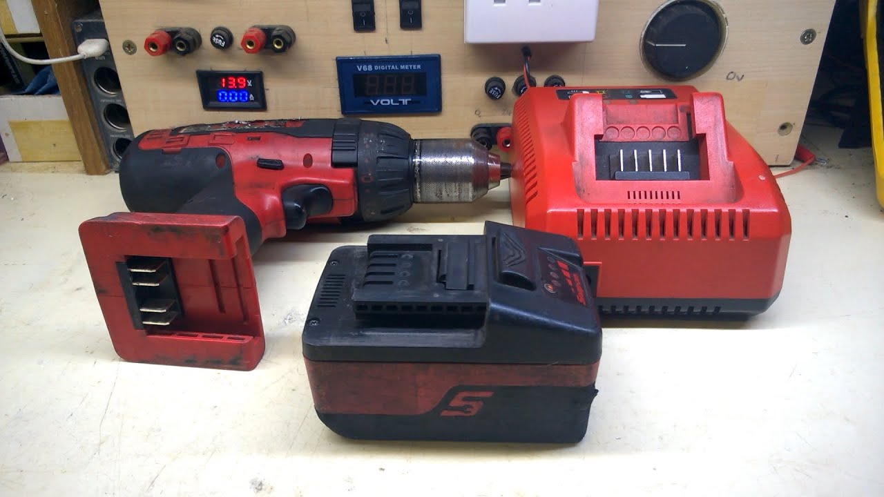 Snap on 18v Li ion battery recelled