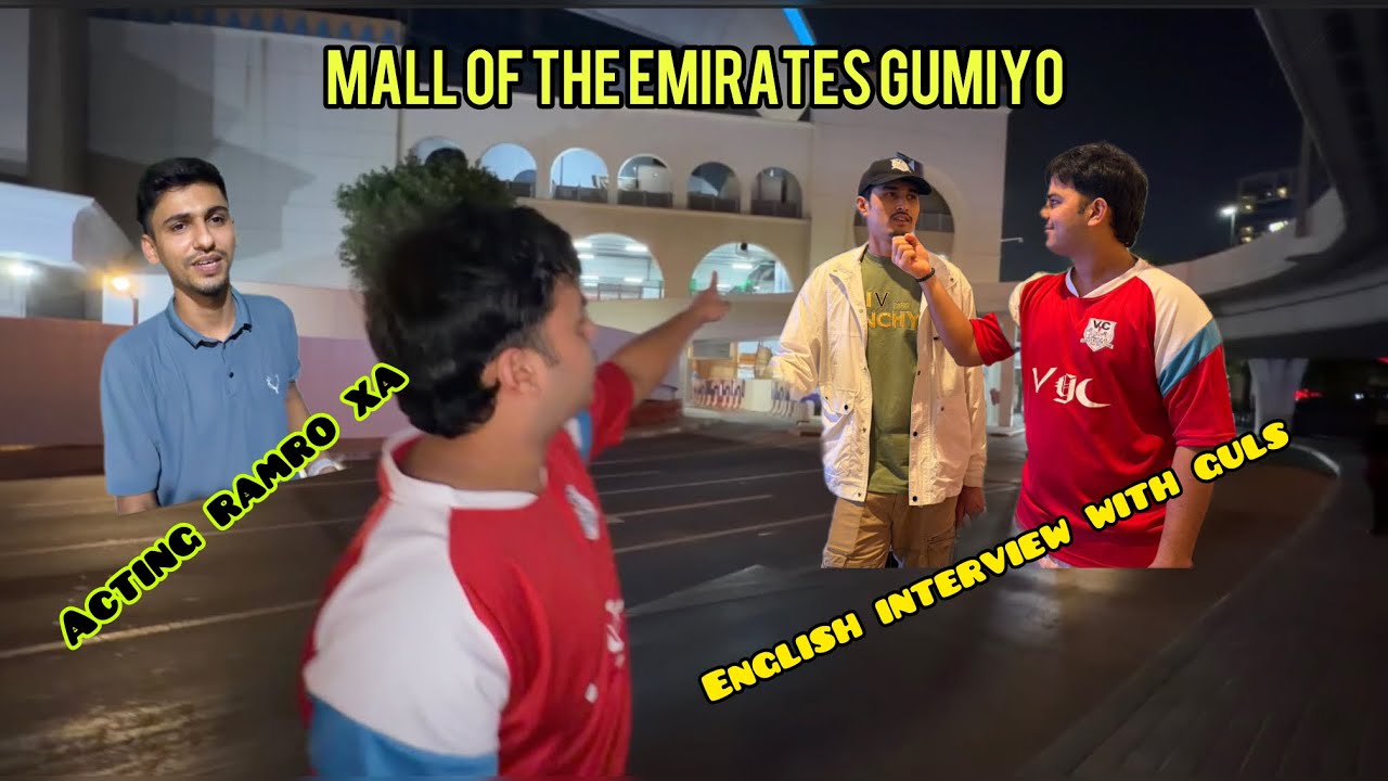 English Matra Talking 🤣No Nepali aba | Emirates Mall Gumiyo | Mama ko acting over 