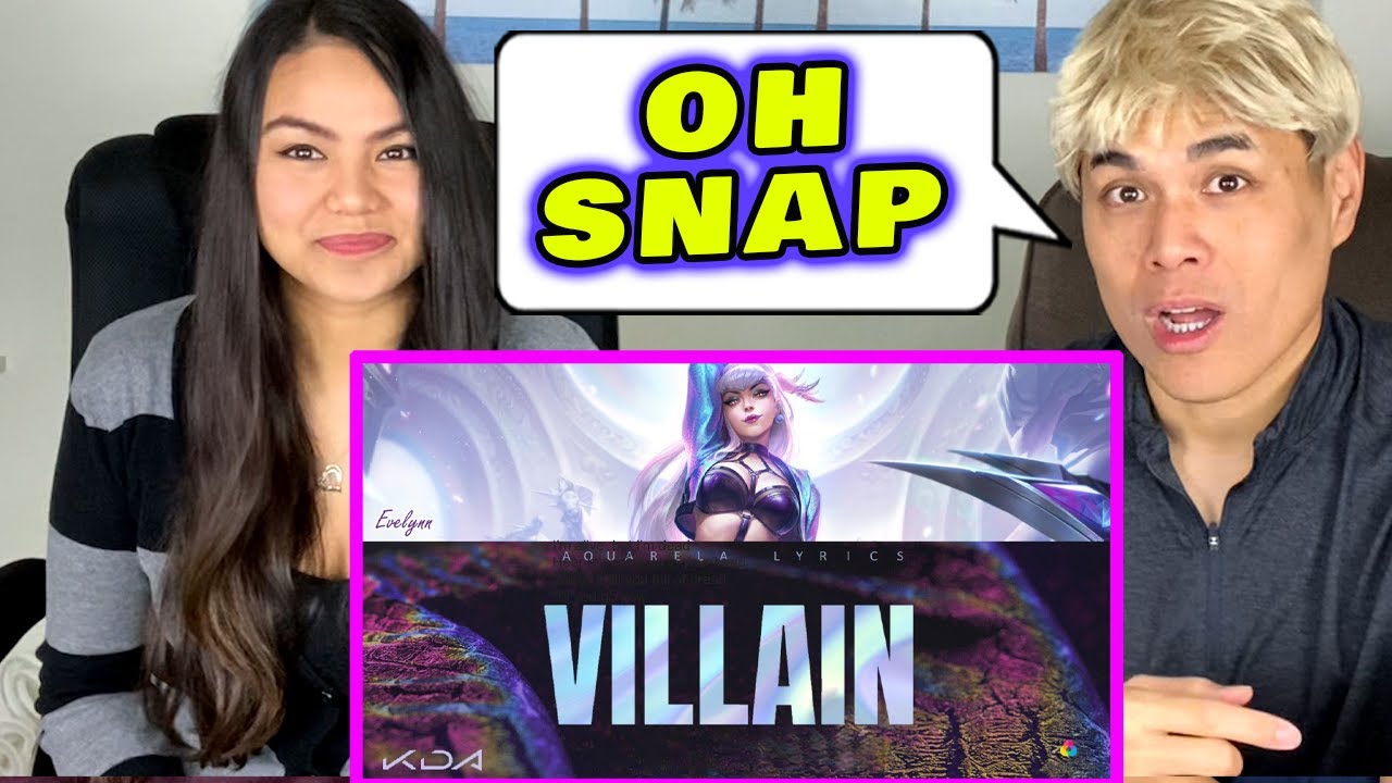 [ASIAN COUPLE REACTS] to K/DA - VILLAIN ft. Madison Beer and Kim Petras (Starring Evelynn)