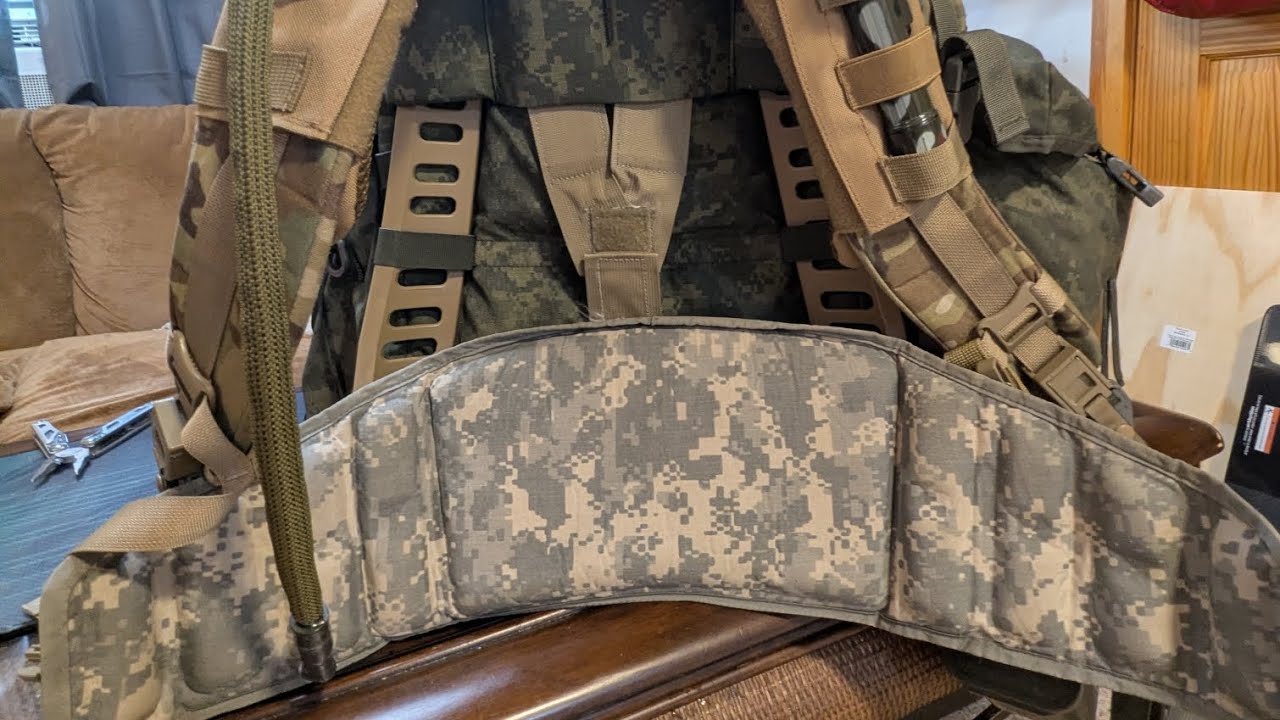 Модификация поясного ремня для рюкзака Molle 2 среднего размера. Используйте ремень от большого р...
