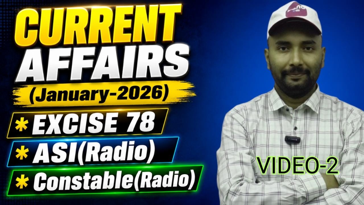 Current Affairs 2026 January -2/Current Affairs 2026 /Last One Year Current Affairs