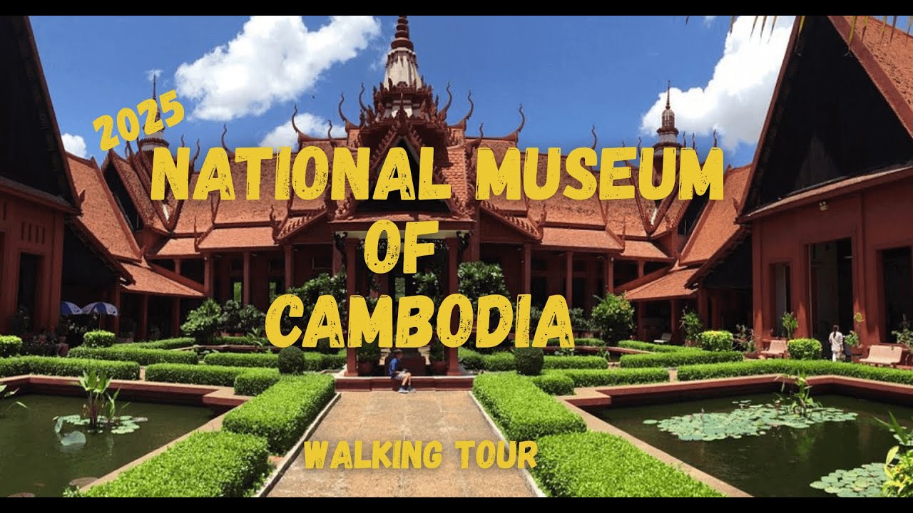 🏛️ Walking Tour of the National Museum of Cambodia | Phnom Penh Travel Vlog