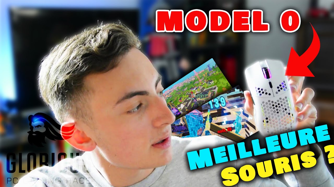 Présentation GLORIOUS MODEL 0 WIRELESS + TEST sur FORTNITE