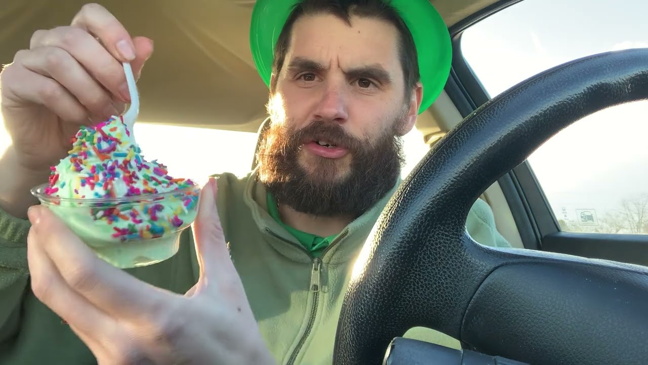 Jimmie Cone Pistachio Ice cream review #foodreview #stpatricksday #icecream 