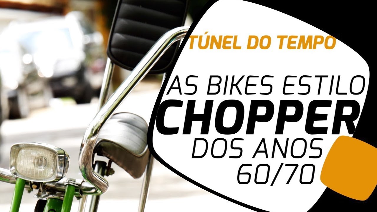 Bikes chopper dos anos 1960/1970. Pedaleria
