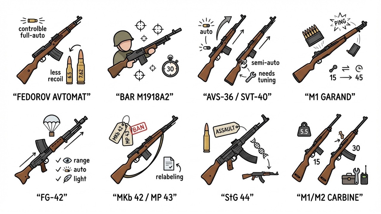Every WW2 Assault Weapon EXPLAINED (The Ultimate List)