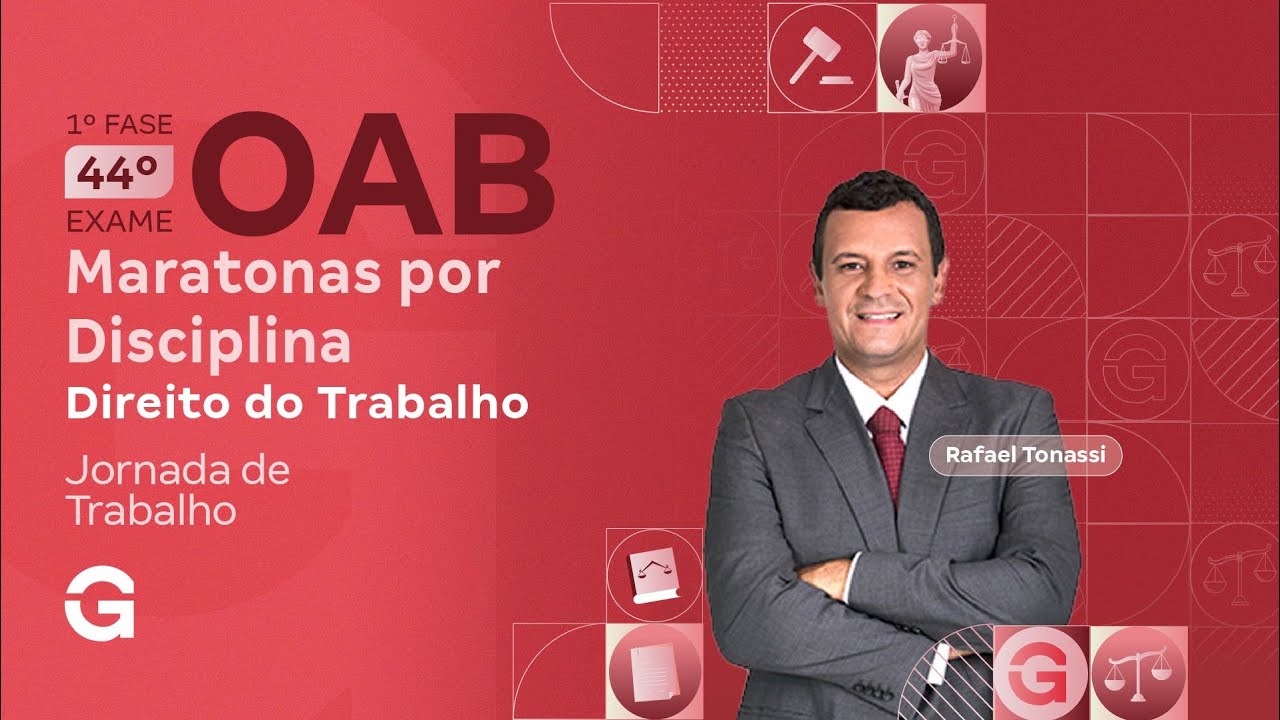 1ª fase do 44º Exame OAB: Direito do Trabalho | Jornada de Trabalho