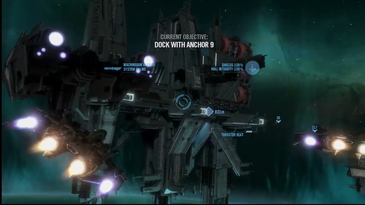 Playing Halo Reach Campaign with my friends.