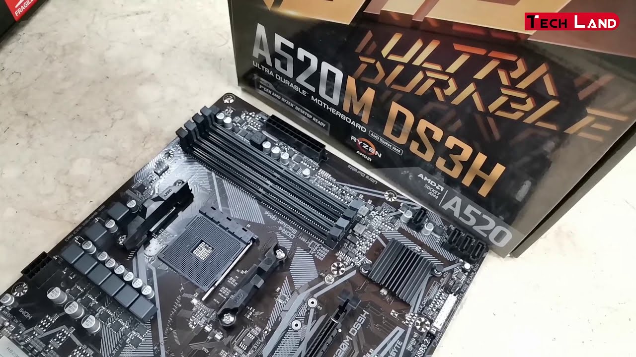 A520M DS3H Gigabyte Ultra Durable Motherboard with Pure Digital VRM Solution | Tech Land