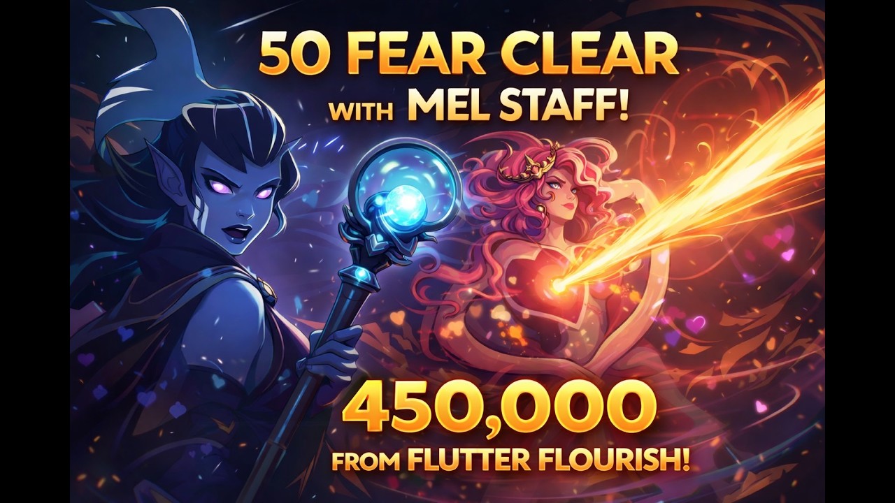 50 Fear Mel Staff Clear PB // Hades II // 350% Flutter Flourish