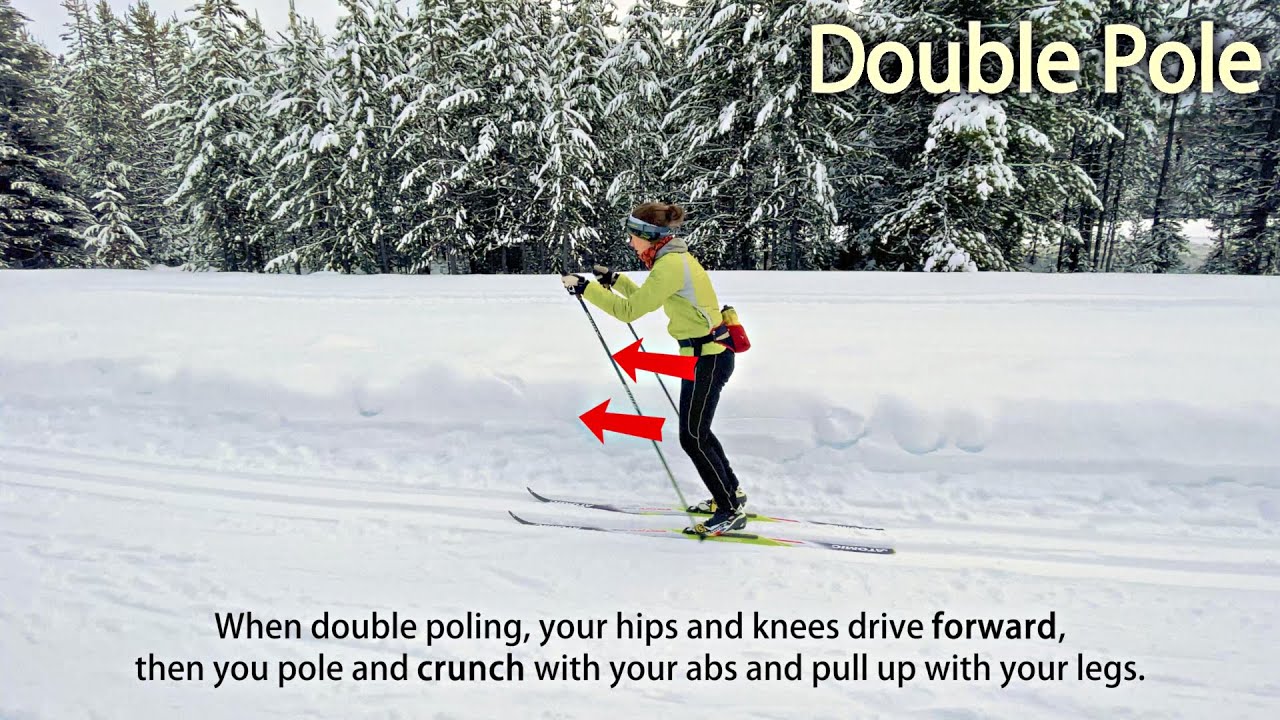 Basic Classic Ski Techniques: Double Pole