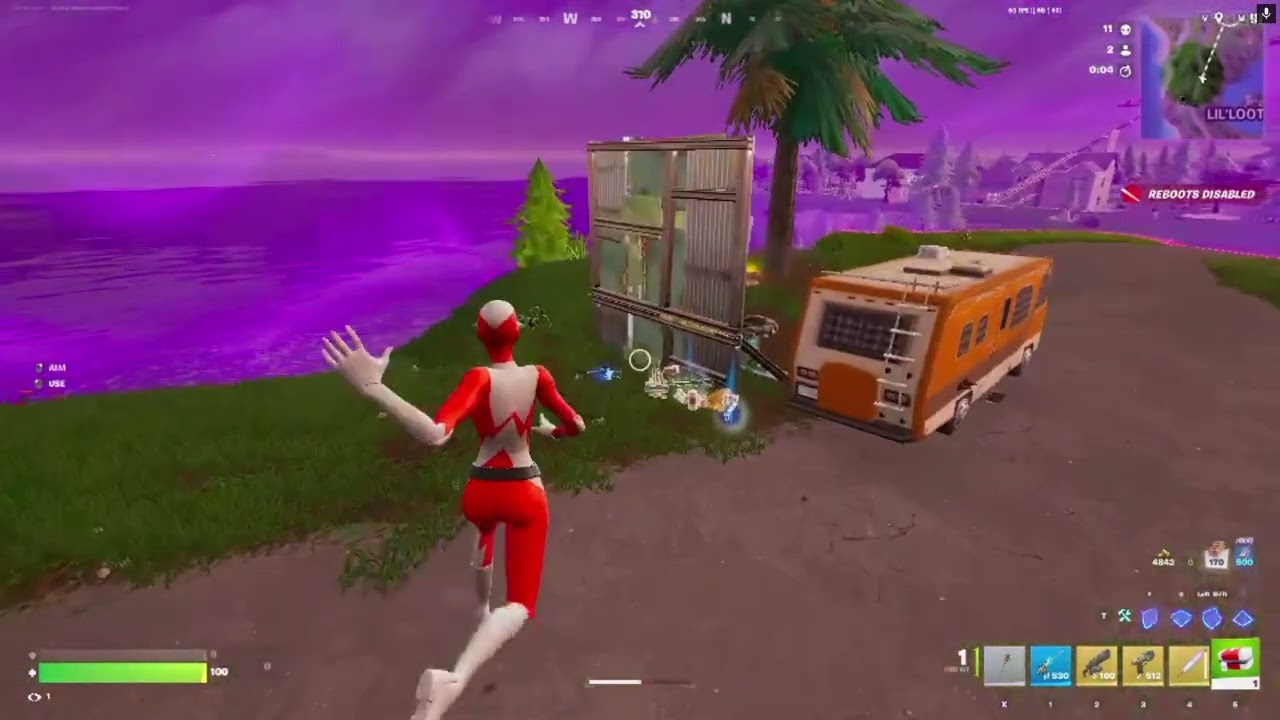 Playing the new fortnite update