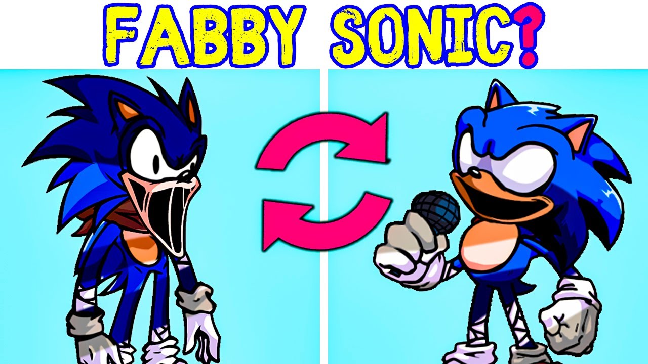 Pibby Sonic + Faker Sonic = Fabby Sonic? FNF Swap Characters (Friday Night Funkin Swap Heroes)