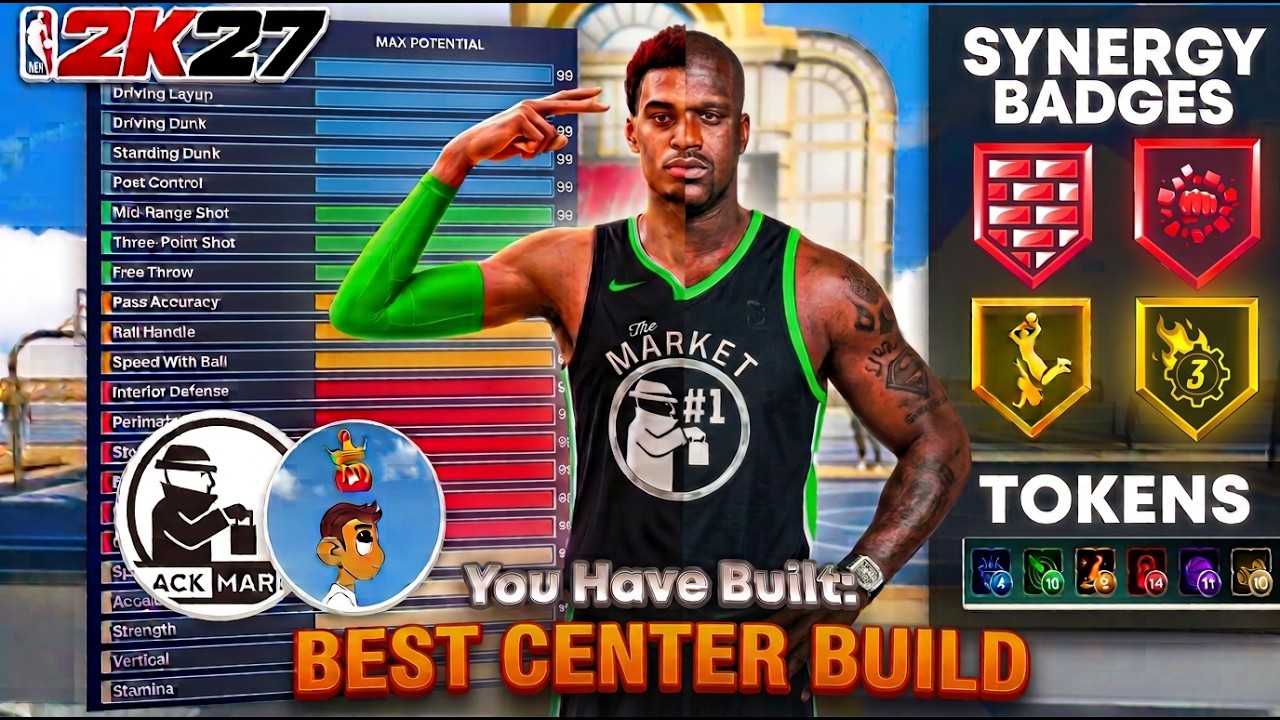 THE BEST CENTER BUILDS on NBA 2K27! 7'0 5-OUT POPPER & 6'11 PNR INSIDE IS UNFAIR! 🔥