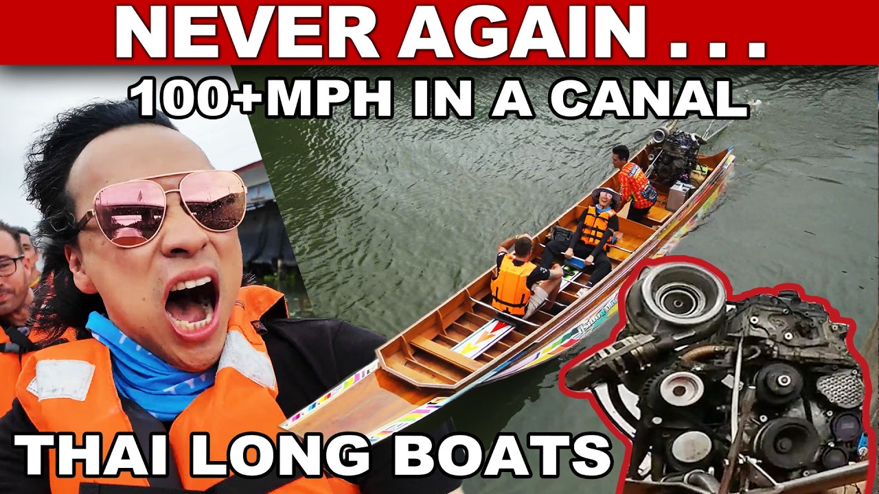 500HP Thai Longboats: 100MPH & NO BRAKES Down Tight Canals | Capturing Car Culture