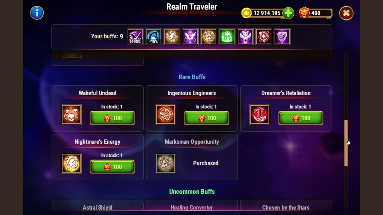 Hero Wars Asgard Buffs