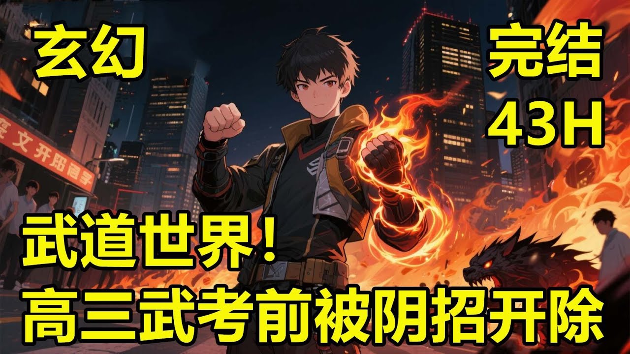 🔥爽文《武道世界！高三武考前被“阴招”开除》被陷害退学，我靠杀戮杀成武道天花板疯了！凶兽横行的世界，高三学生遭同班陷害开除，觉醒杀戮变强挂，杀凶兽升级如喝水！
