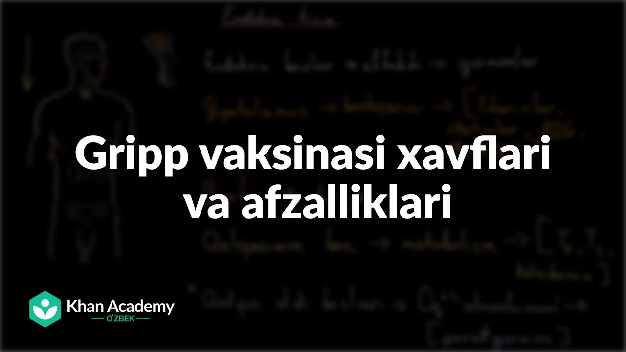 Gripp vaksinasi xavflari va afzalliklari | Tibbiyot
