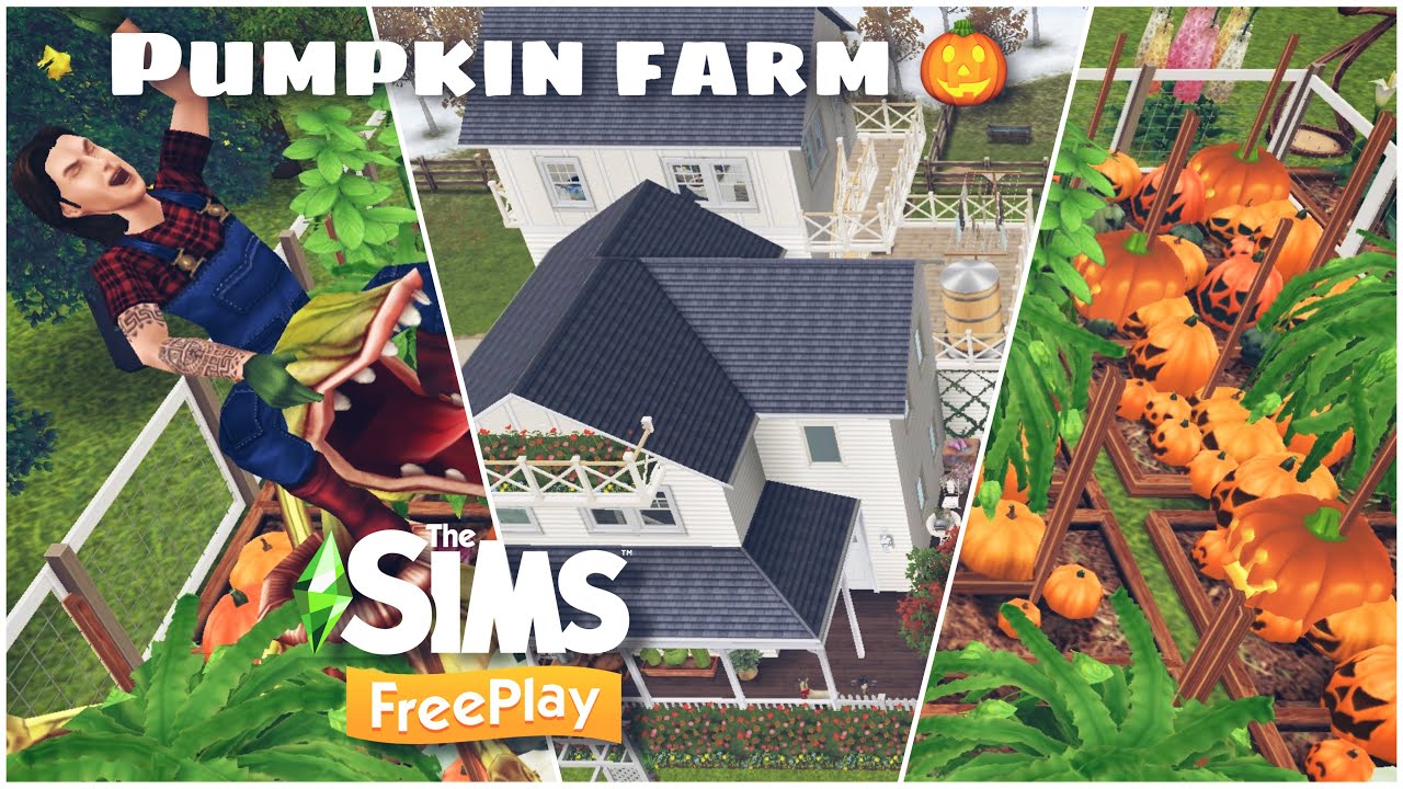 Тыквенная ферма 🎃 🌽 The SimsFreePlay 🛠 План постройки 🥕 без game guardian