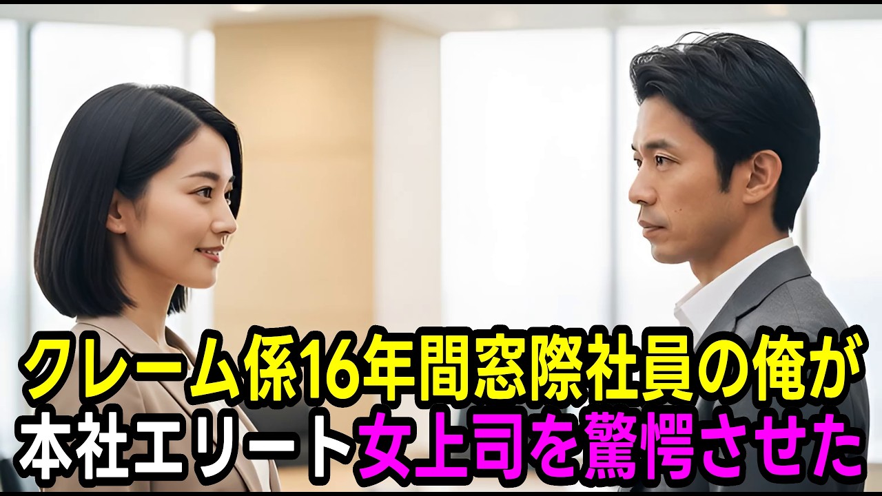クレーム係16年間窓際社員、入社20年目の俺が本社のエリート女上司に2日で仕上げた資料を渡した結果「あなたがなぜ平社員なの？」営業部長の顔が真っ青になった理由