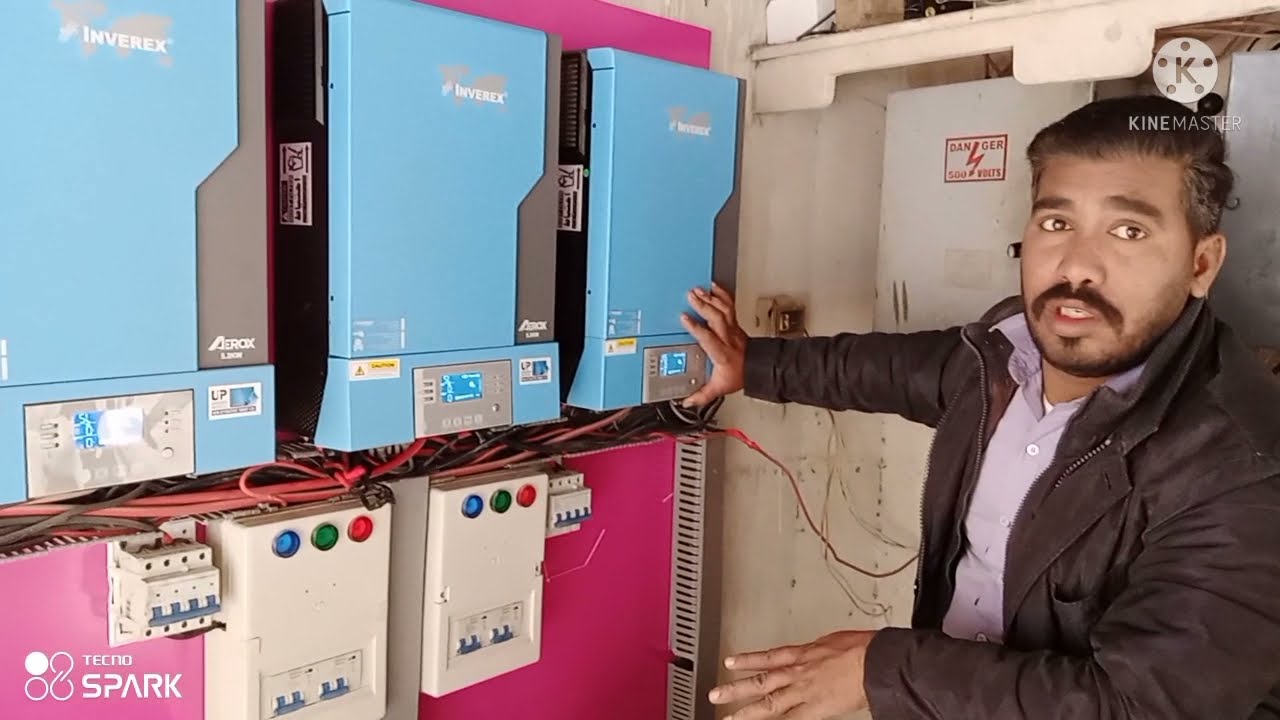 15 KW Ongrid Net Metering  Solar System / PERALELL KITT/ 2v cells And Inverex Inverter Aerox 5.2 ×3