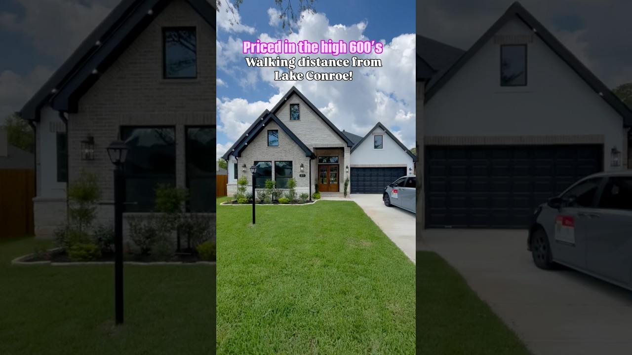 Lake Conroe LUXURY Home Tour | Bentwater Community Conroe TX | High $600s #newconstruction  #shorts