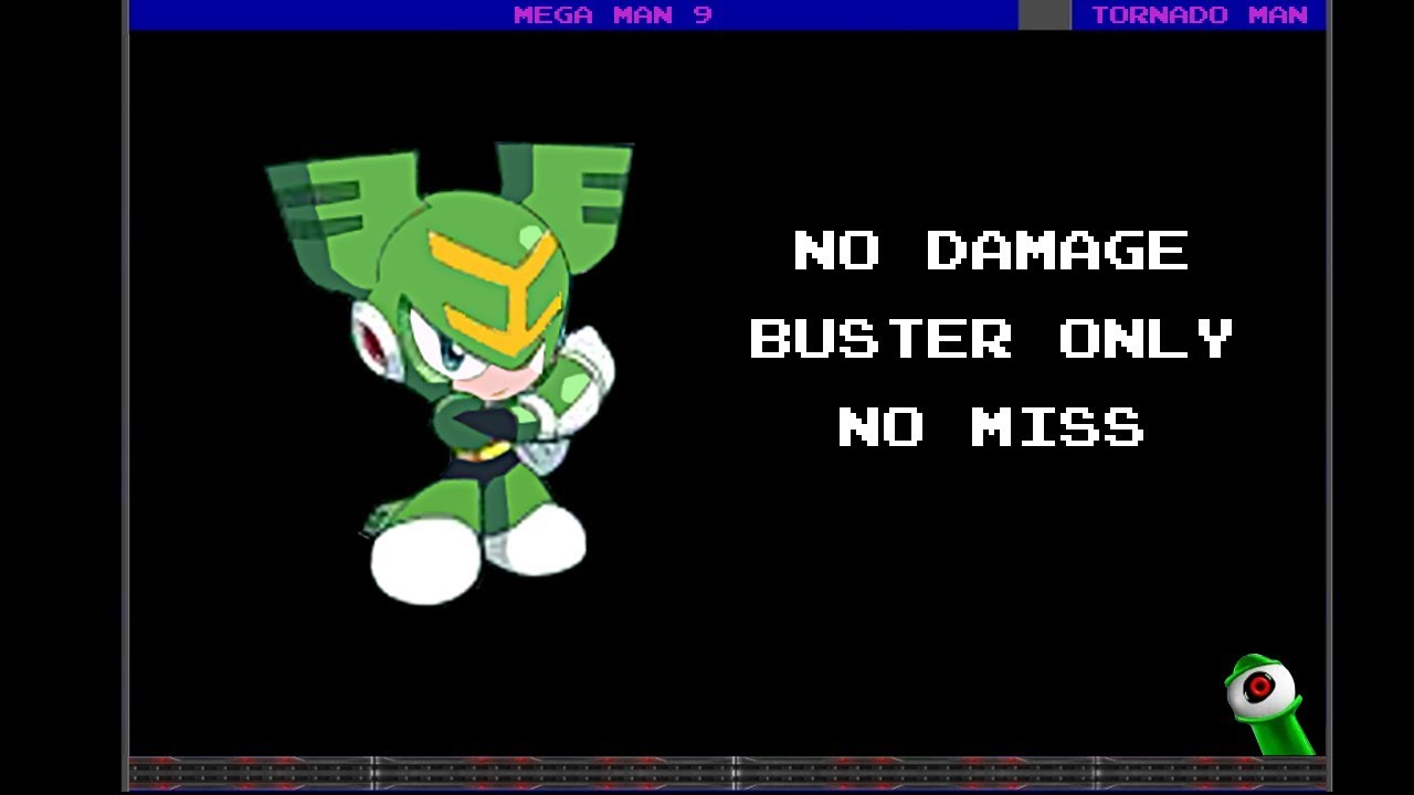 Mega Man 9 - Tornado Man (Buster Only, No Miss, No Damage)