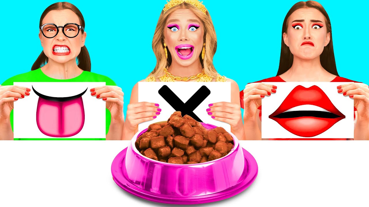 Откуси Лизни или Ничего Челлендж | Кухонные Лайфхаки и Хитрости от BaRaDa Challenge