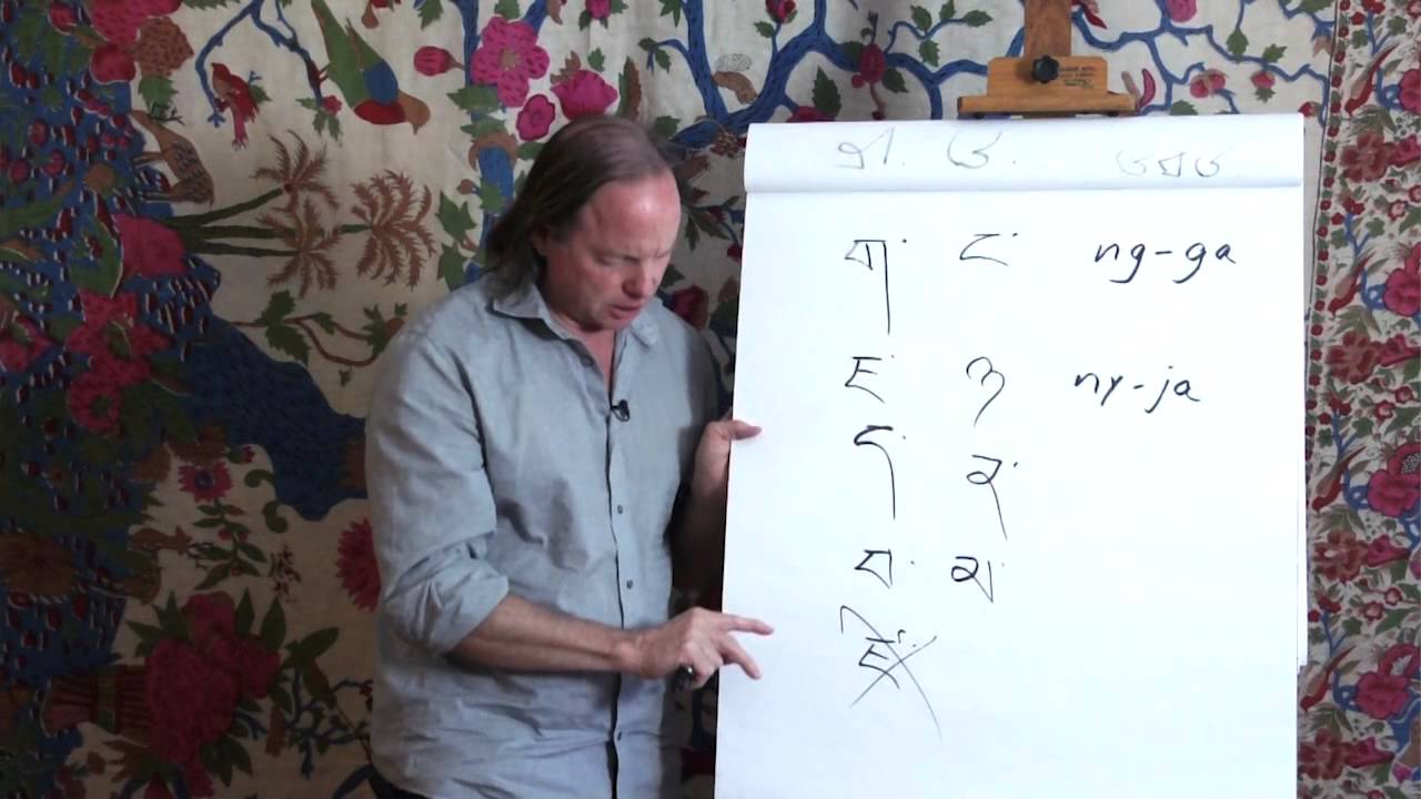 Series 1: Tibetan Alphabet Video 17 - Prefixe Letters 3