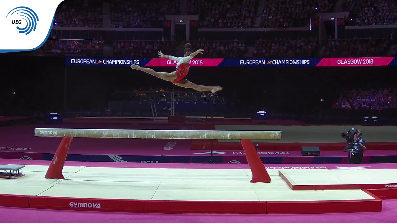 Melanie DE JESUS DOS SANTOS (FRA) - 2018 Artistic Gymnastics Europeans, beam final