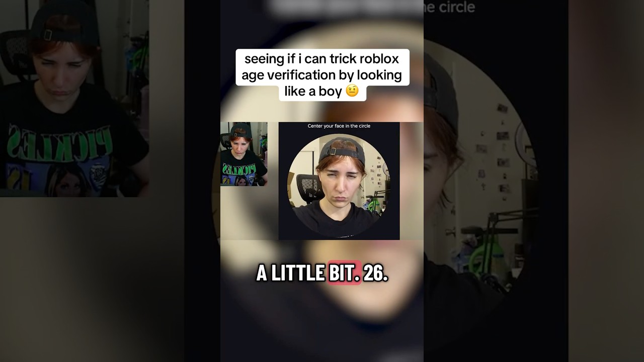 trying to trick roblox face scan
