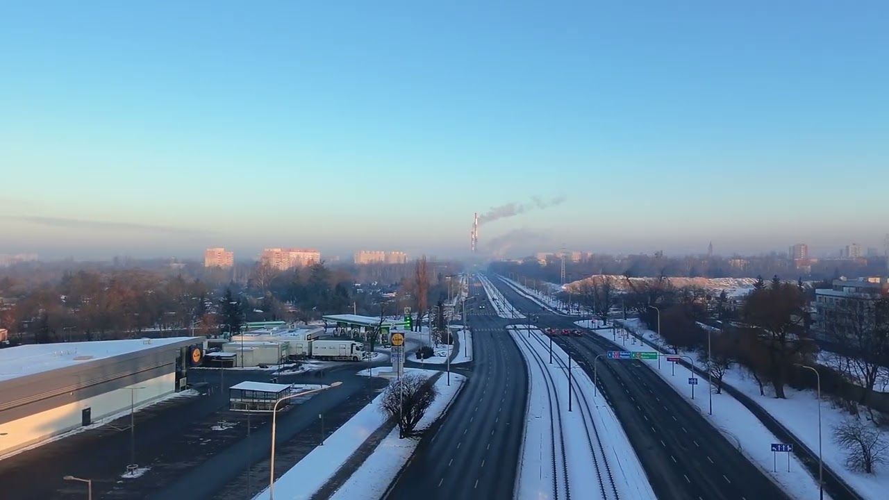 06.01.2026r Łódź, Aleja Włókniarzy 