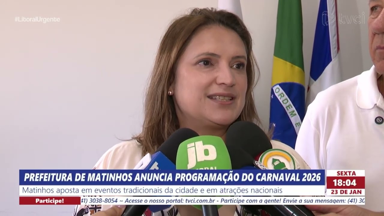 PREFEITURA DE MATINHOS ANUNCIA PROGRAMA&Ccedil;&Atilde;O DO CARNAVAL 2026