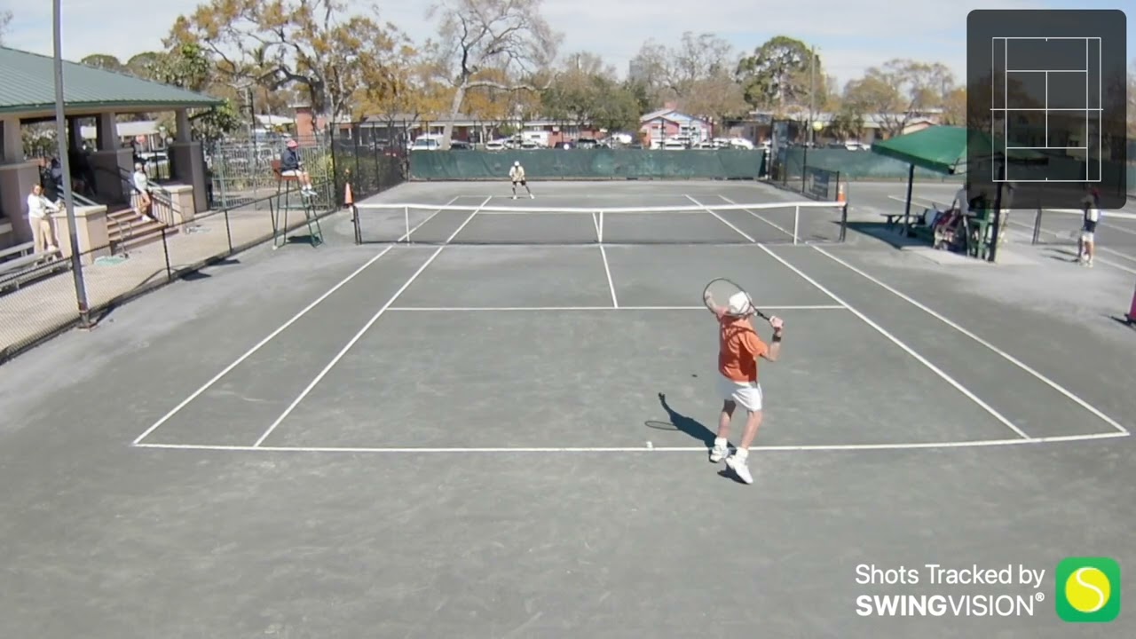 Men's 90 Singles Final!!!  Yes, these guys can really play!