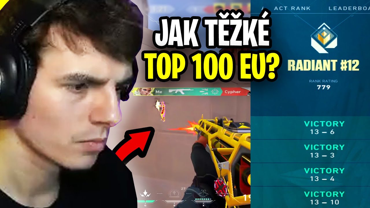 JAK TĚŽKÉ JE DOSTAT RADIANT? 😳 *TOP 100 EU RANKED*