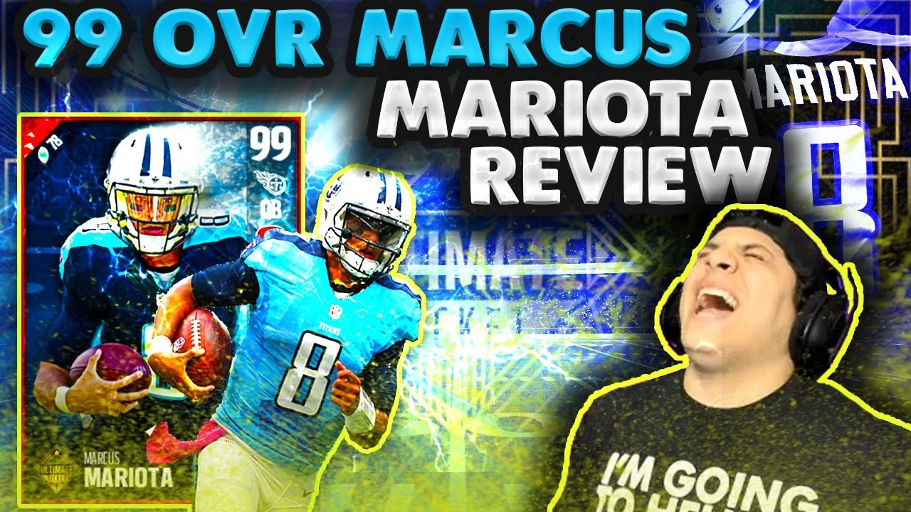 BEST QB IN THE GAME?! (99 ULTIMATE TICKET MARCUS MARIOTA GAMEPLAY) - MADDEN 17 ULTIMATE TEAM