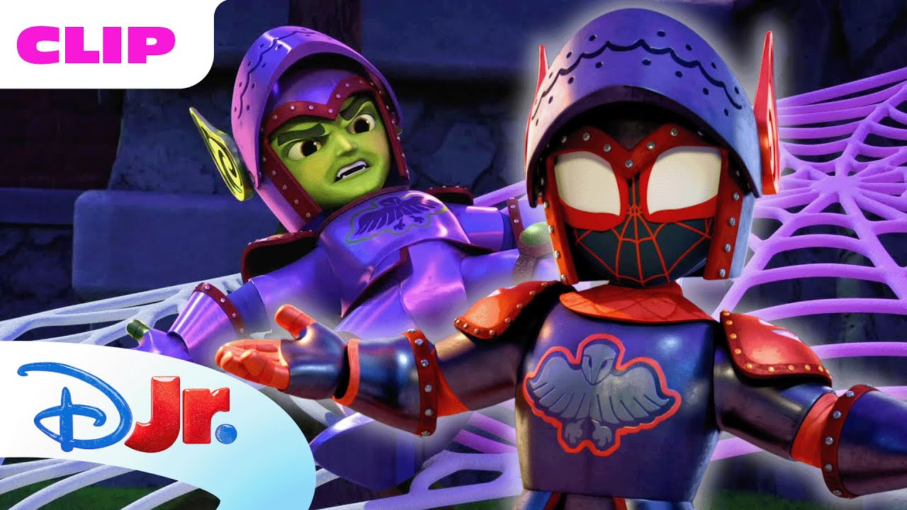 A Ghost Haunts Down Gobby! 👻🕷️ | Marvel's Spidey and his Amazing Friends | @disneyjr
