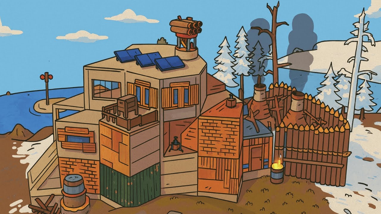 SOBREVIVI SOLO em uma BASE PERFEITA - Rust