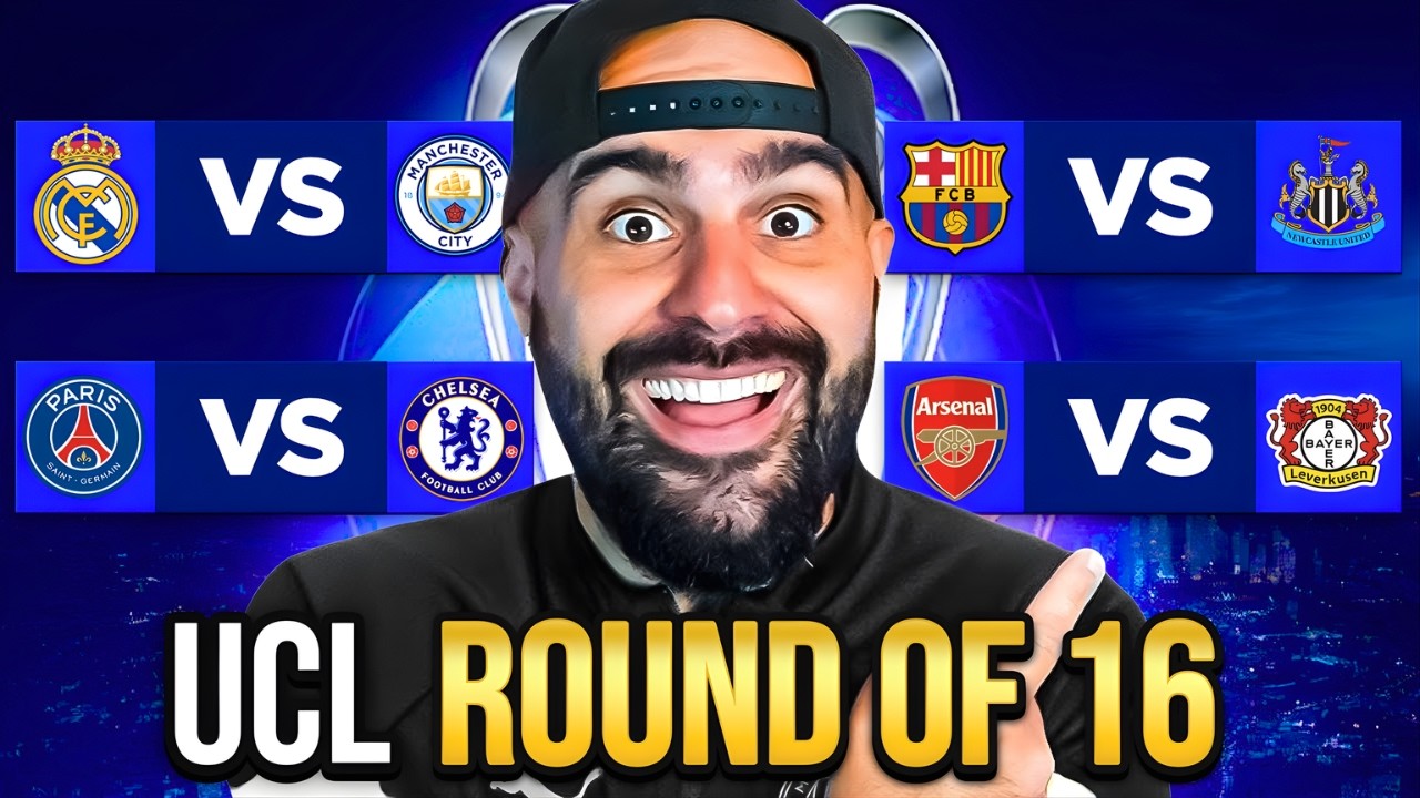 My Champions League Round Of 16 PREVIEW & PREDICTIONS