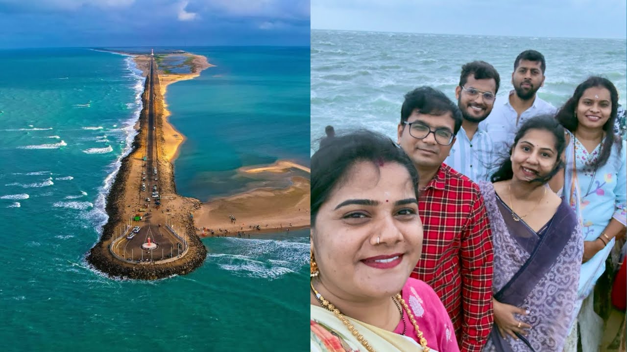 Day5_2 गेलो भारताच्या शेवटच्या टोकाला धनुषकोडी |Pamban Bridge |APJ Abdul Kalam Home |शेवटचा Blog🥹🤌🏻 