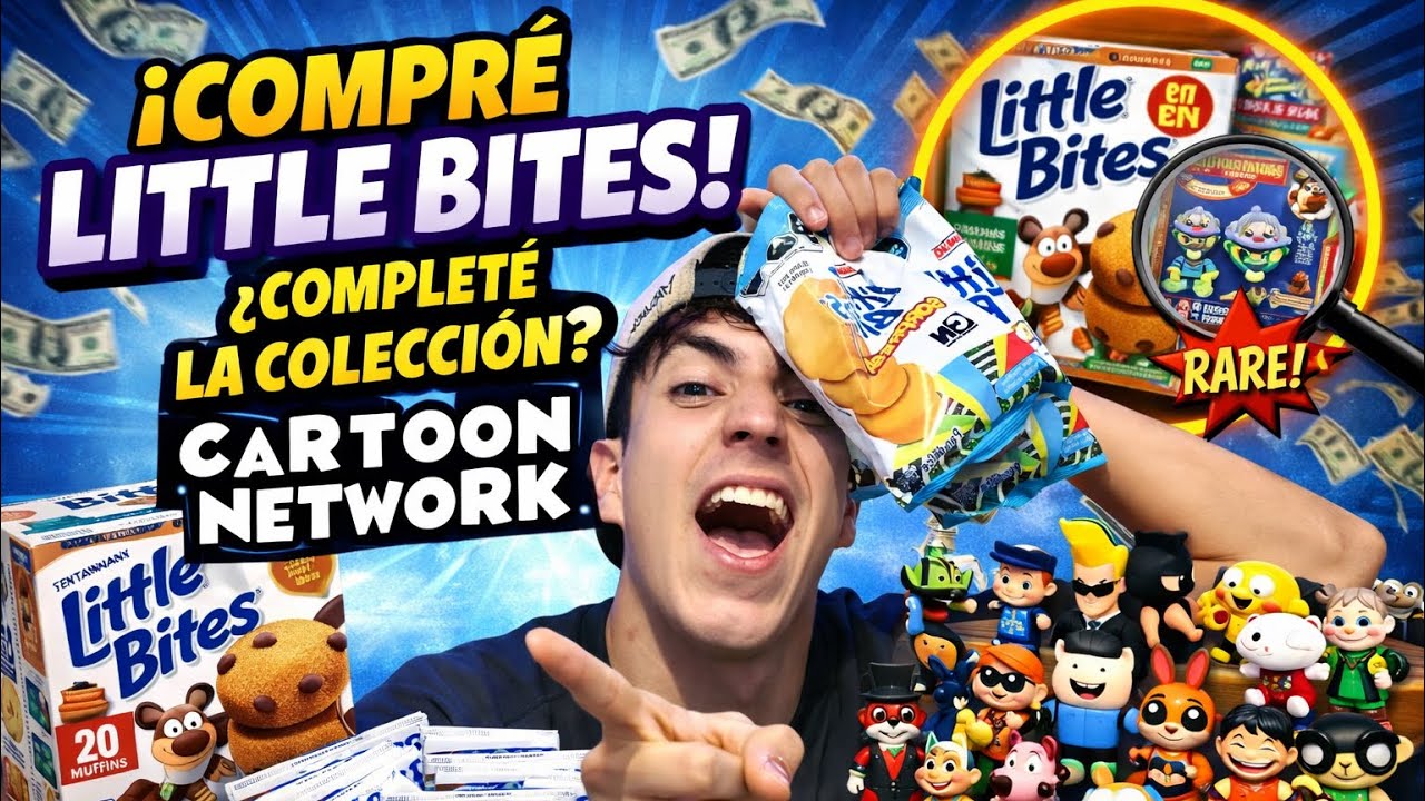 COMPRE LITTLE BITES ¿Logre completar la coleccion de Cartoon Network? 😱