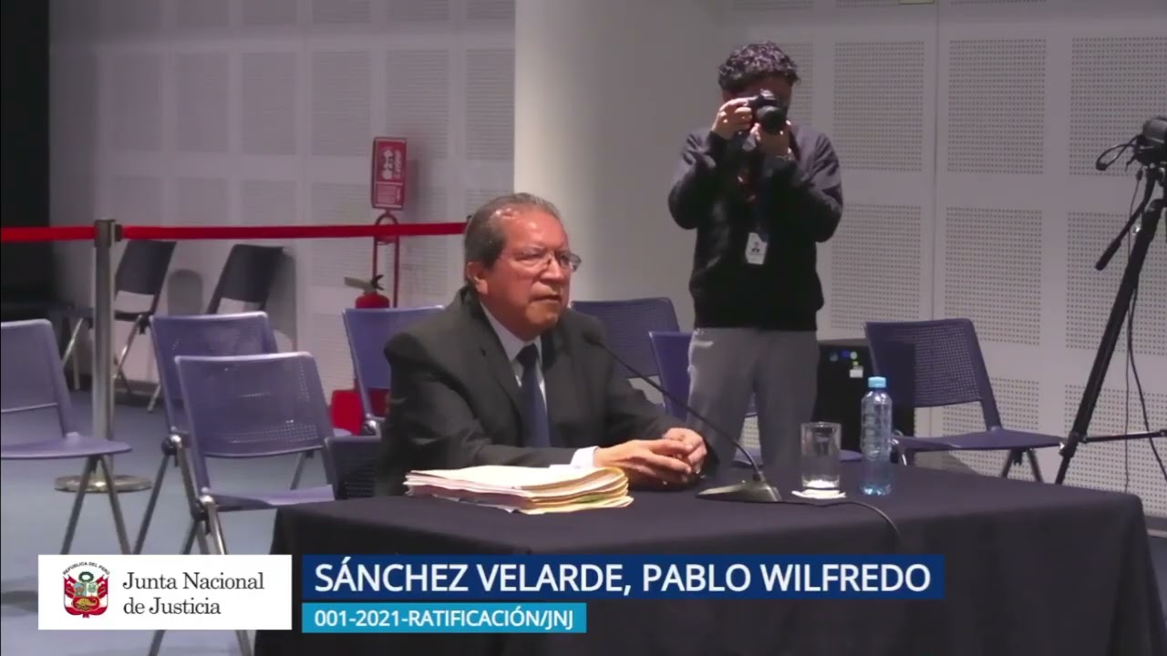 Procedimiento de ratificaci&oacute;n: informe oral de Pablo S&aacute;nchez ante la JNJ