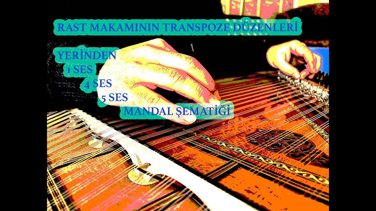 KANUN'DA TRANSPOZE ( RAST MAKAMINI YERİNDEN, 1 SES, 4 SES VE 5 SES TRANSPOZE EDELİM )