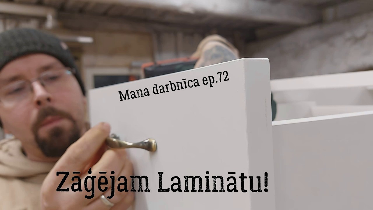 Uzzāģējām vienu lamināta galdu! / Testējam jaunas mantiņas! / Mana darbnīca ep. 72