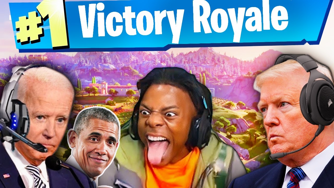 US Presidents Play Fortnite With IShowSpeed