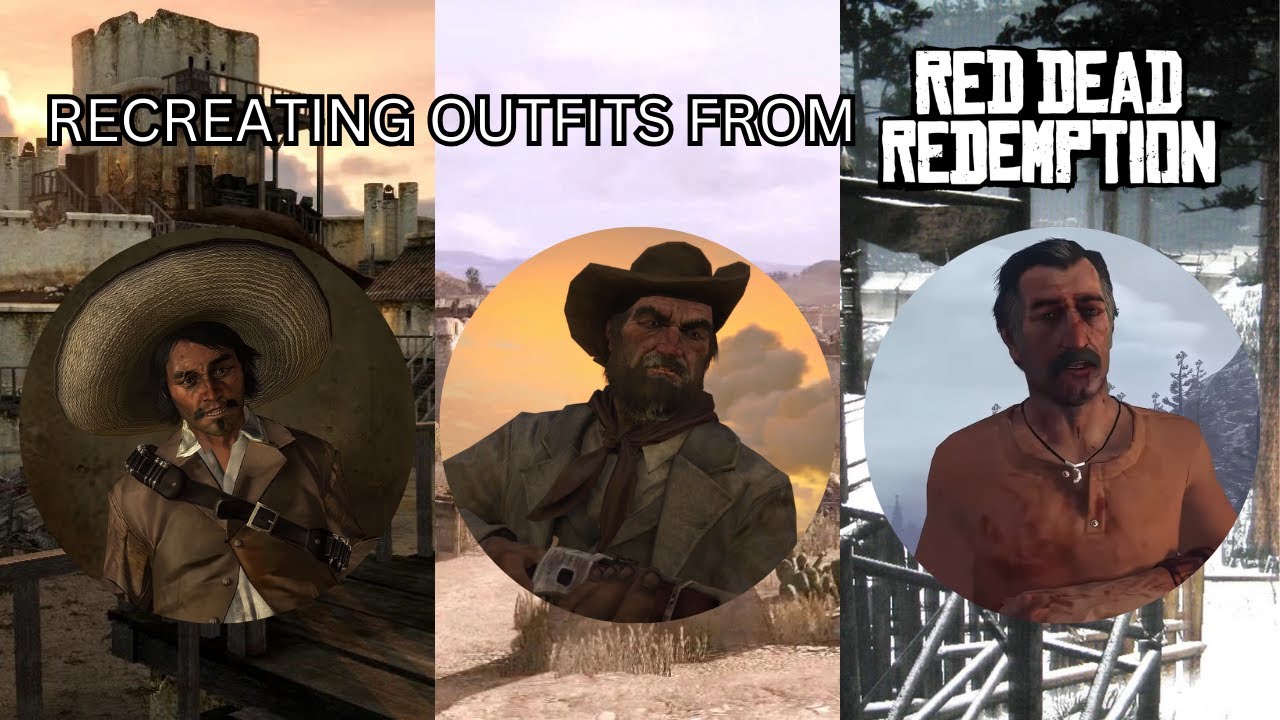 Recreating Dutch, Javier and Bill Outfit From RDR1 In Red Dead Redemption 2
